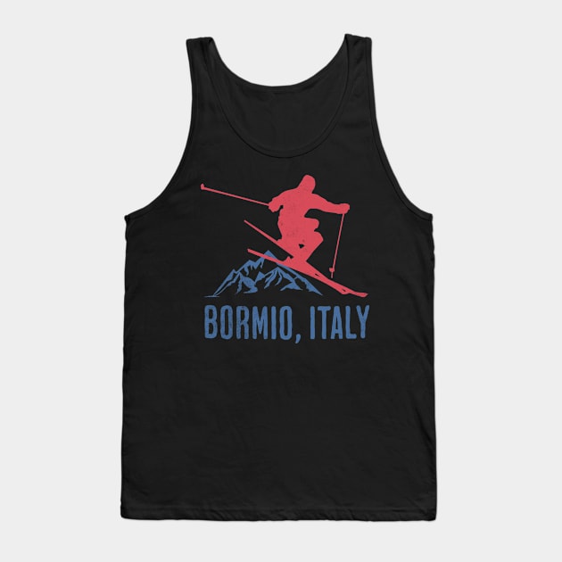 Bormio Slopes Skier Tank Top by MEWRCH